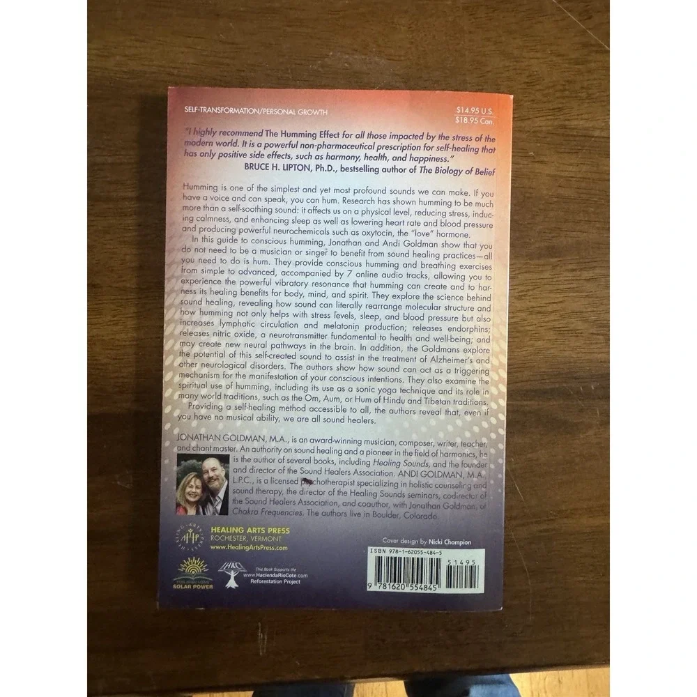 Jonathan & Andi Goldman The Humming Effect Sound Healing 2017 TPB Nonfiction